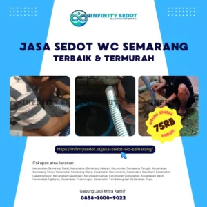 Jasa Sedot WC Semarang Terbaik dan Terpercaya - INFINITY SEDOT